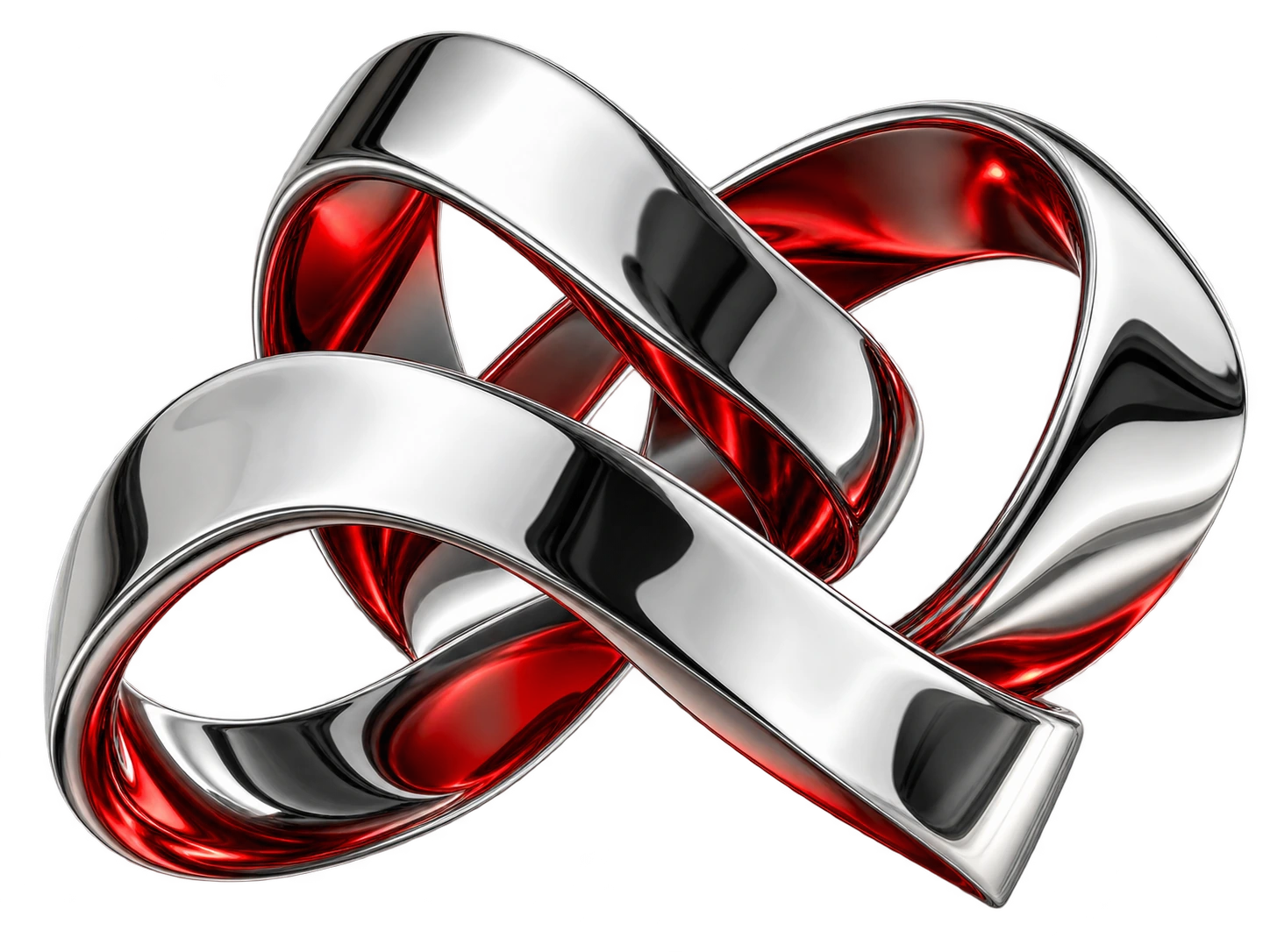 Chrome sculptural identity study.